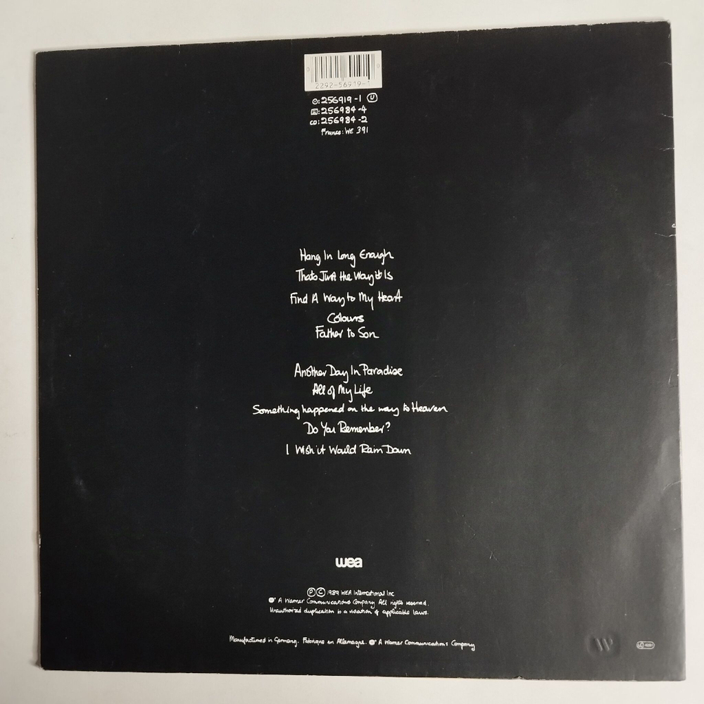 Винтажная виниловая пластинка LP Phil Collins But Seriously (Germany 1989)
