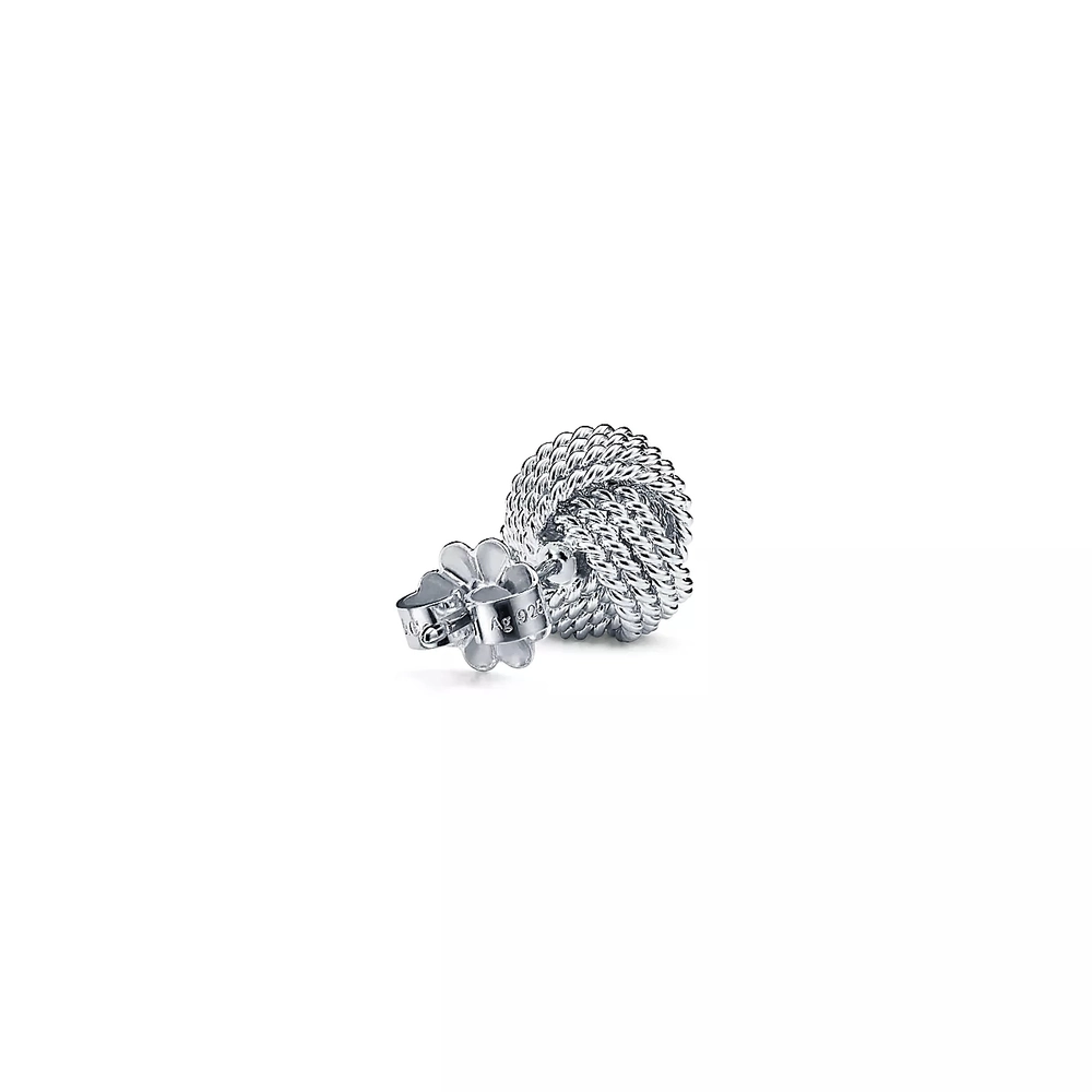 Серьги- узелки из серебра 925 , Tiffany💜Единственные в наличии
