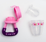 Ниблер (соска для прикорма), с силиконовой сеточкой "Доченька", цвет розовый 1594089