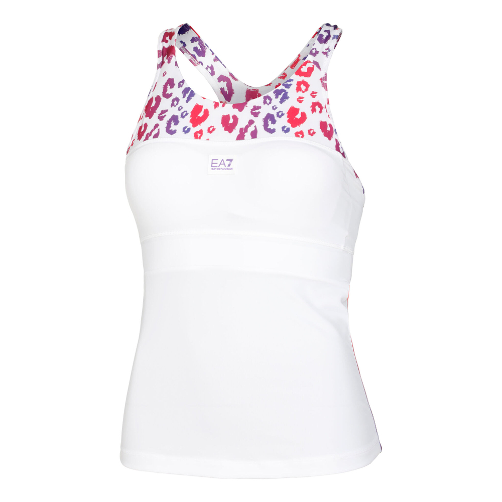 Женская теннисная майка EA7 Tank Top Women - White