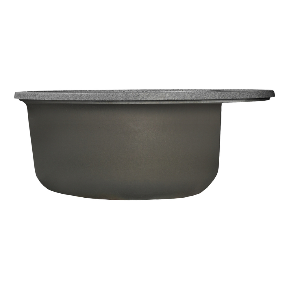 Мойкa ML-GMS102 СТАНДАРТ круглая, темно-серый (309), 500 мм (глуб. чаши 170)