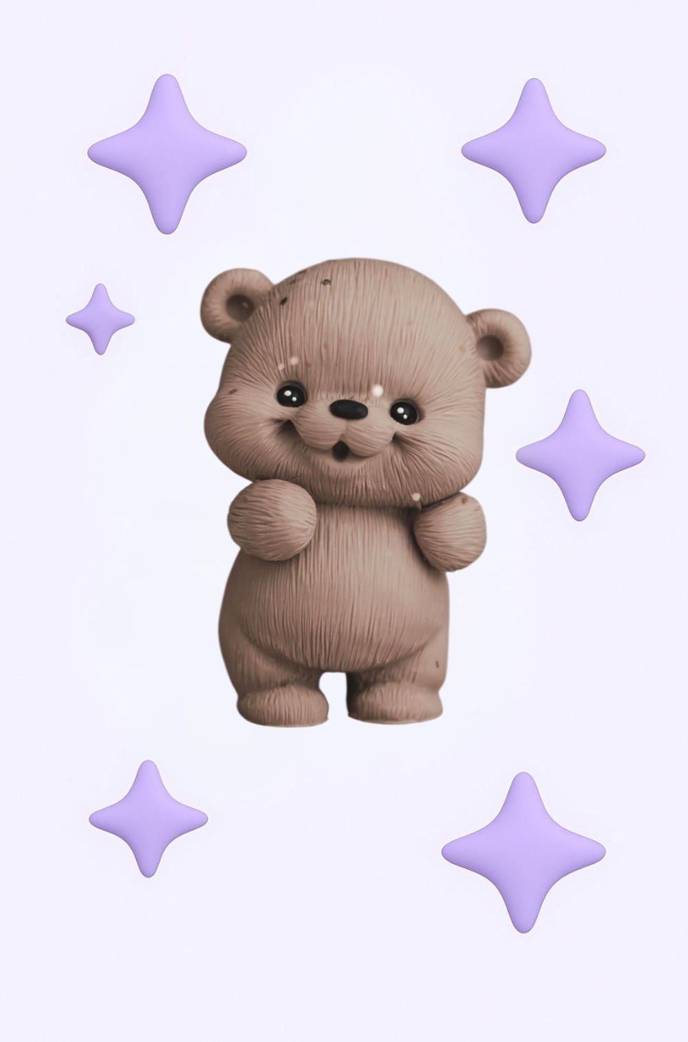Шоколадная фигурка Медвежонок Кранч, 4*4,5*6,5 см
