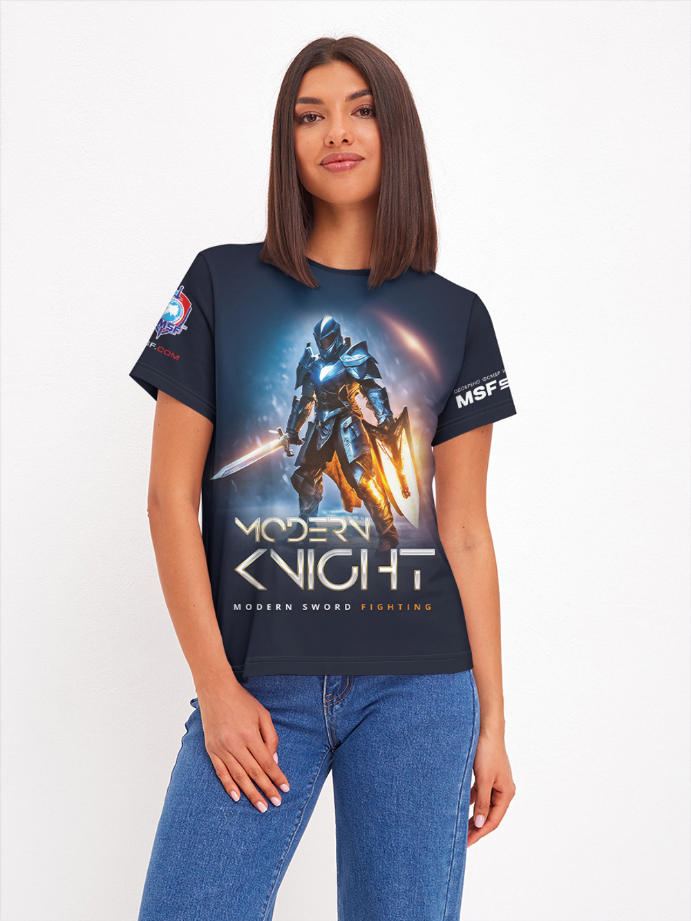 Футболка женская хлопковая Modern KNIGHT