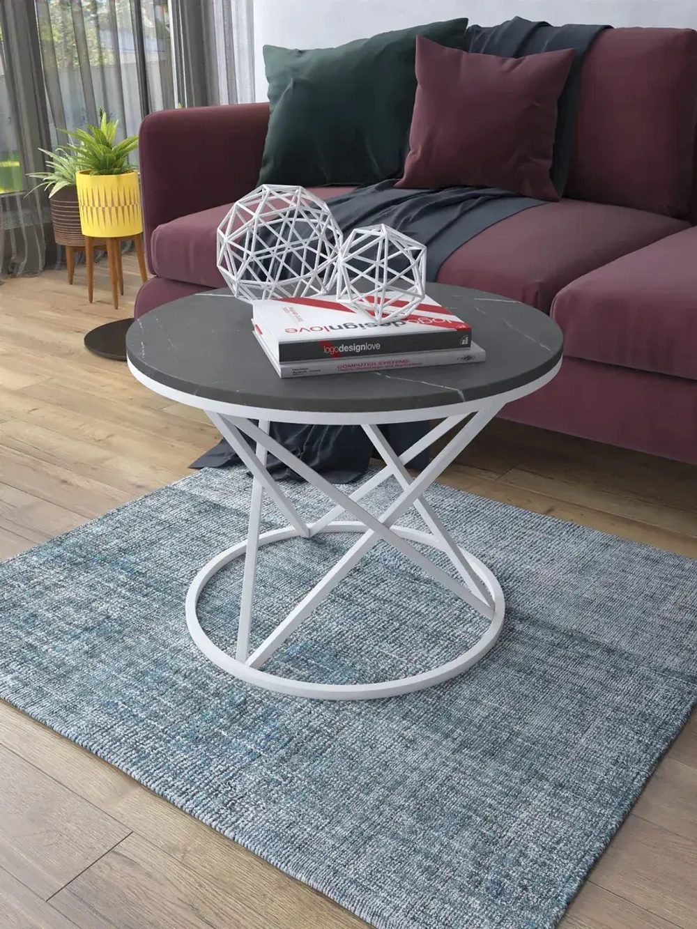 Журнальный стол Звёздный - БЧ - МДФ в ПВХ