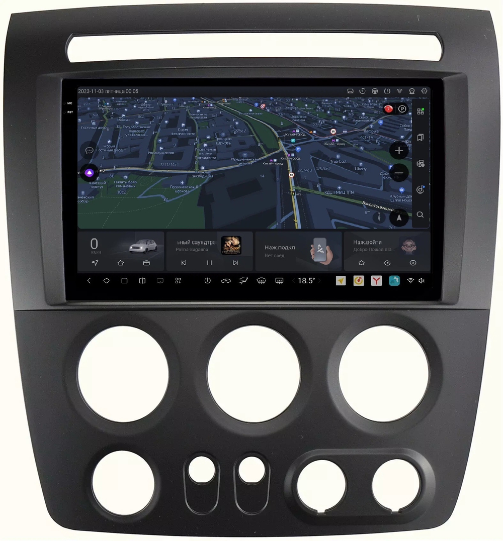 Магнитола для Hummer H3 - Carmedia EW-9299 QLed+2K, Android 13, UIS7870 (DUDU7), CarPlay, SIM-слот