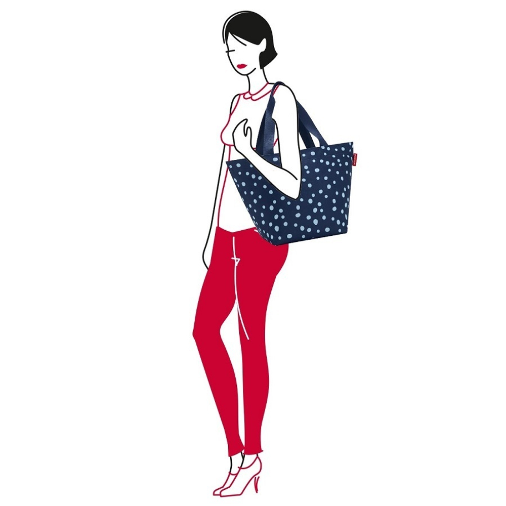 Сумка shopper m spots navy