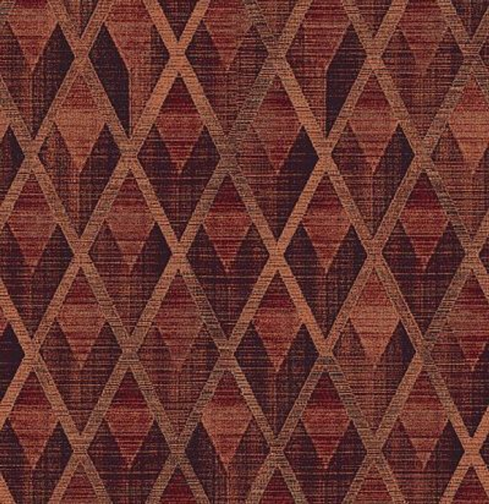 Яркие геометричные сочетания - робм в ромбе, имитация состаренного полотна.