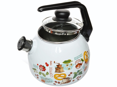 Чайник 3л со свистком "Утренний кофе"