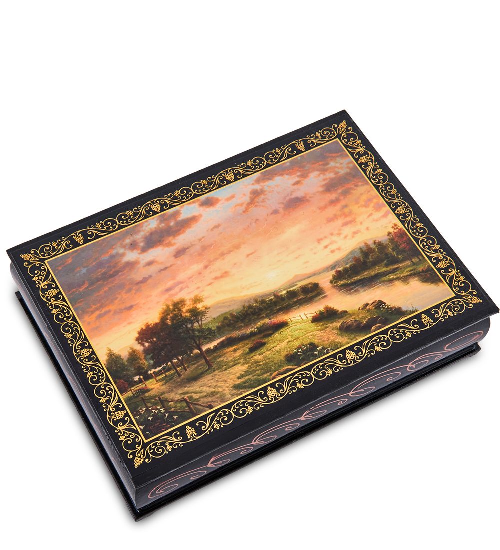 Народные промыслы ШК-11/ 9-P Шкатулка в технике декупаж (16х22х5)