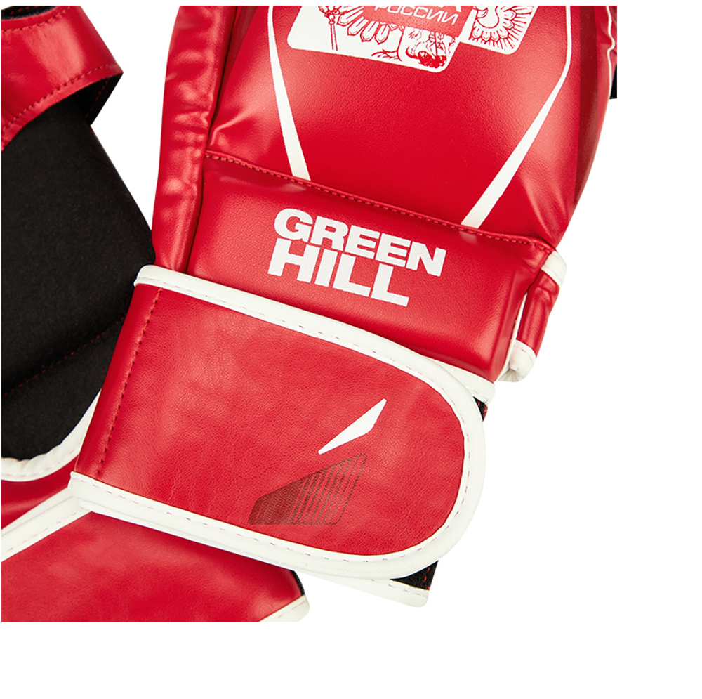 Перчатки Союз ММА Green Hill красные