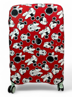 Чехол на чемодан 28", цвет красный/разноцветный, Микки
