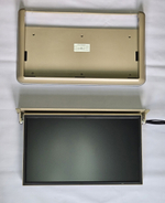 Монитор потолочный с электроприводом - ERGO ER24AT с экраном 24” (1920х1080 IPS FullHD,Android, 2+32 Gb, Смарт ТВ) бежевый