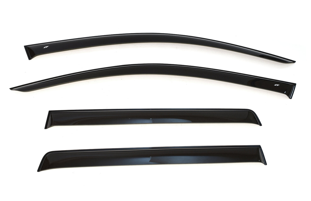 Дефлекторы боковых окон Cobra Tuning на Mitsubishi Outlander 2 2007-2012/Peugeot 4007 2007 арт.M41007
