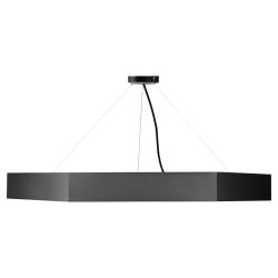 Светильник LED ЭРА Geometria SPO-123-B-40K-045 Hexagon 45Вт 4000K 2900Лм IP40 600*80 черный подвесной драйвер внутри
