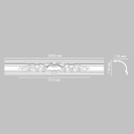 Карниз потолочный DP 51