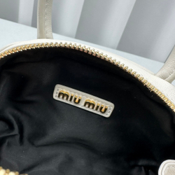 Miu Miu Leather Top-Handle Bag 18 cm
