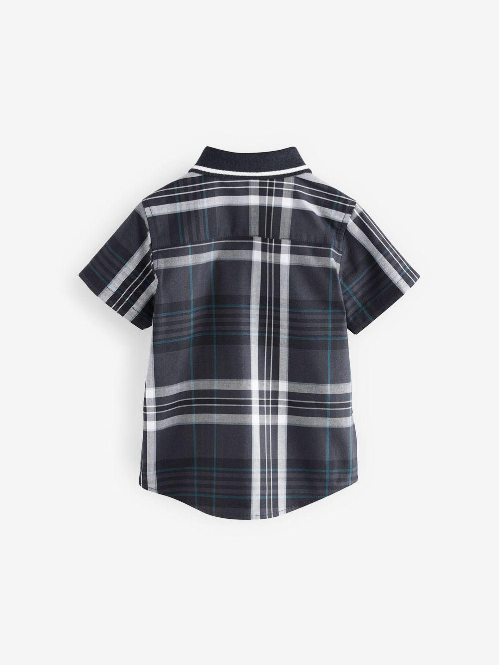 Рубашка с коротким рукавом для мальчика Next E32-656, Темно-синий