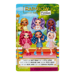 Rainbow High Littles - Модная пурпурная кукла Монро (розовая) + питомец 531180 / артикул   514534 531180  / GTIN 035051531180