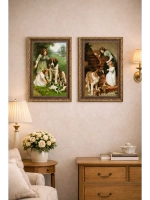 Картина на стену интерьерная на холсте "Дети"