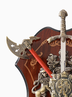 Рыцарское панно Геральдика "Герб со львом"