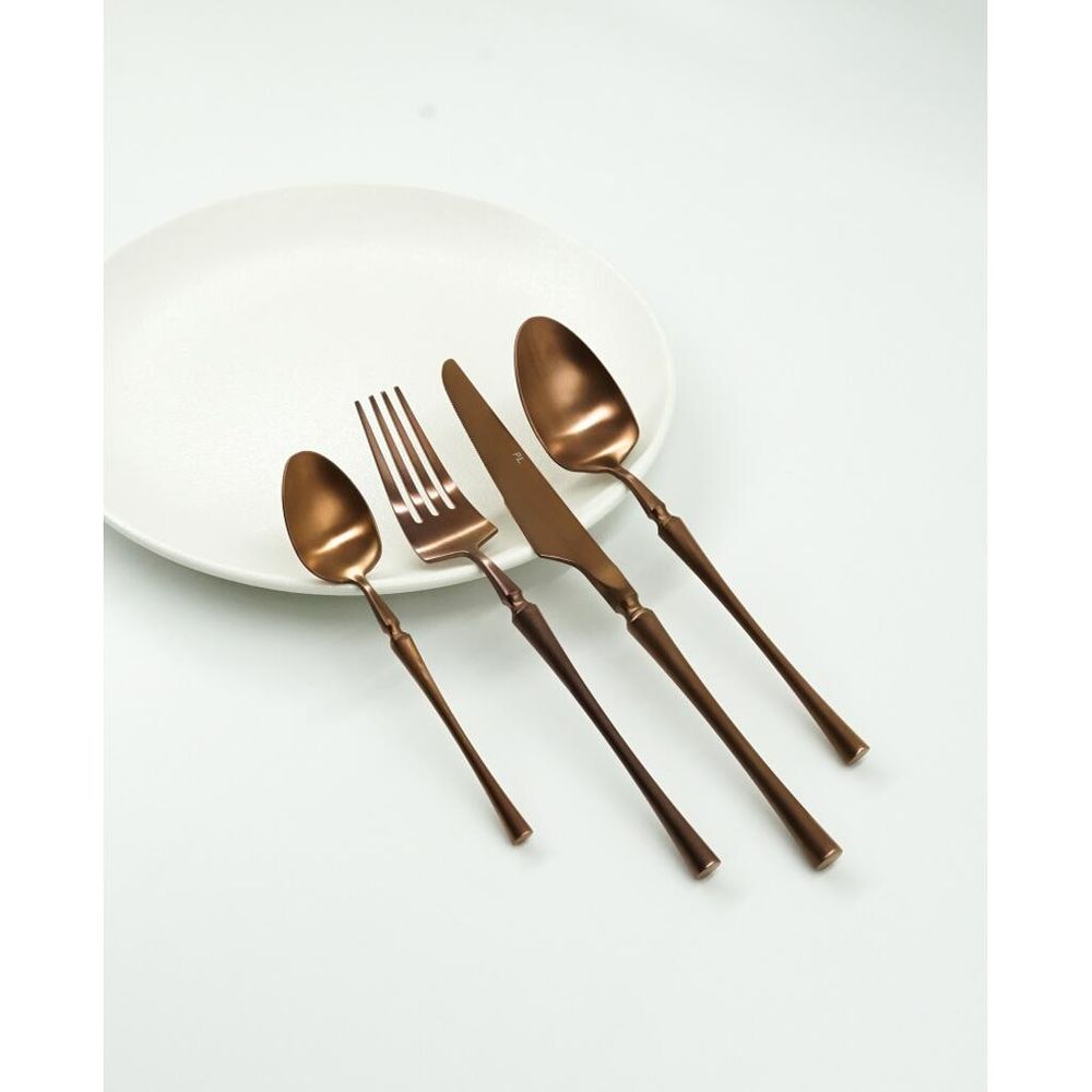 Ложка столовая 19,5 см матовая цвет медь PVD 1920-Copper P.L. [12]