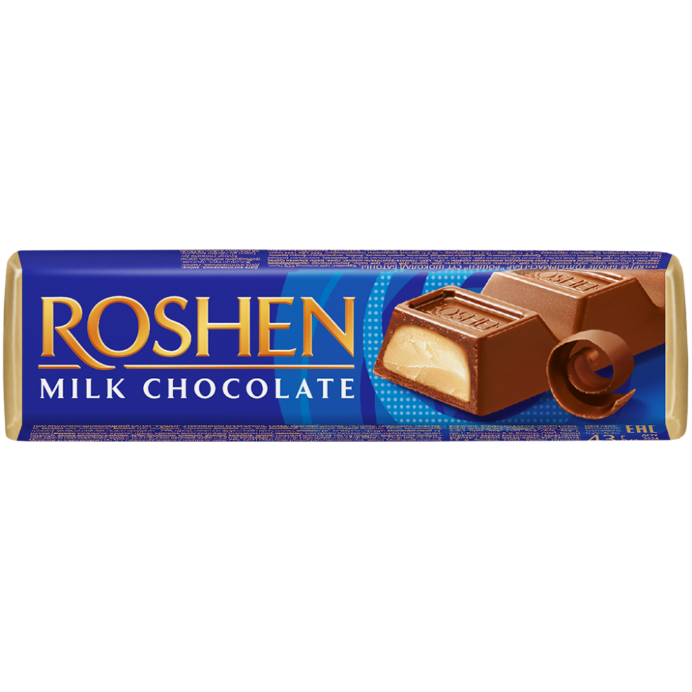 Шоколад Roshen молочный 40 гр
