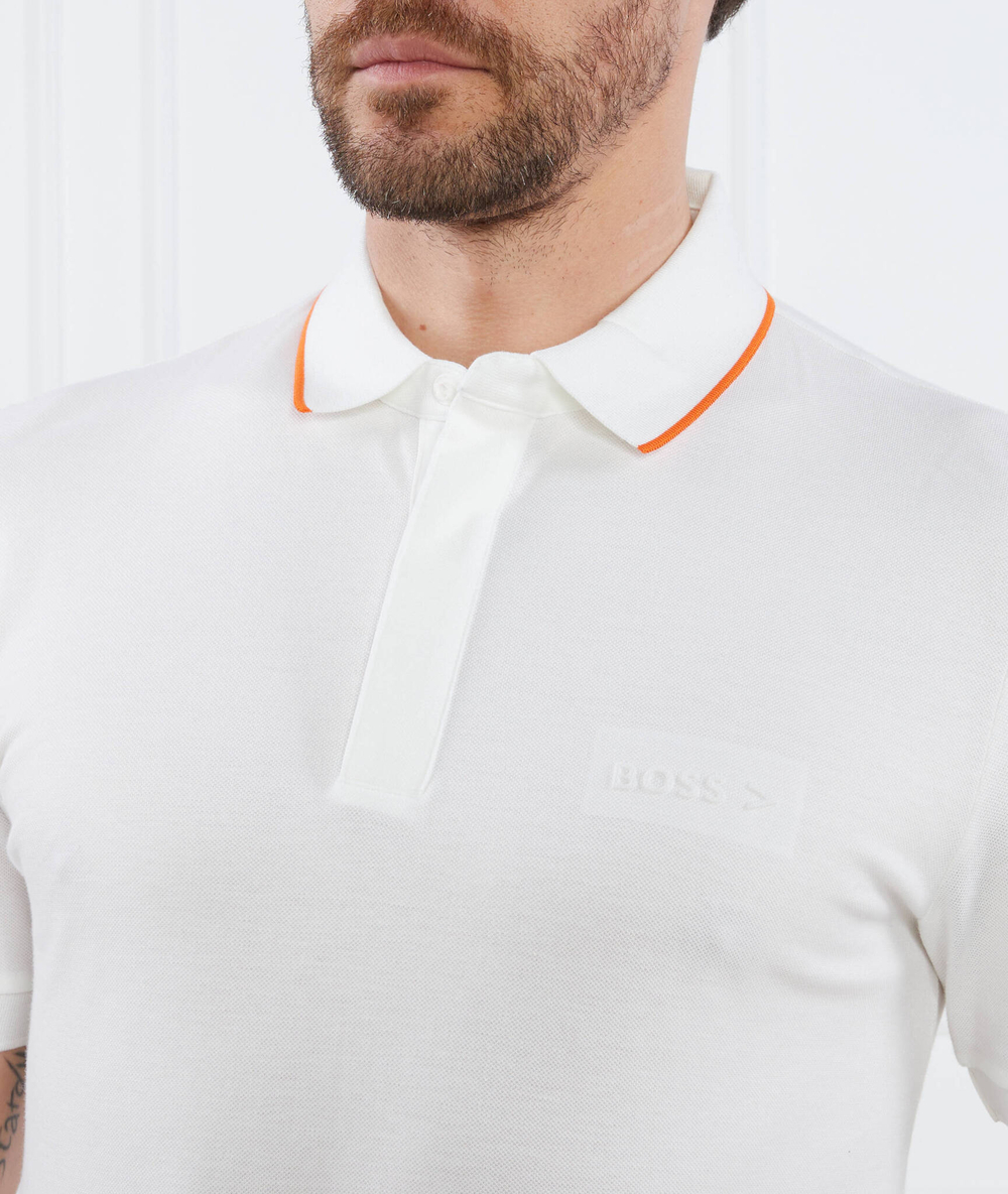 Поло Penrose 41_P BOSS BLACK - белый(50486182)