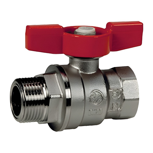 Кран шаровой Giacomini R854X023 полнопроходной ВР-НР 1/2 бабочка