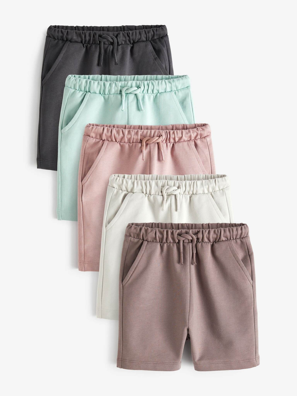 Шорты для мальчика Next C31-963, 5 шт., Темно-серый, Коричневый, Молочный