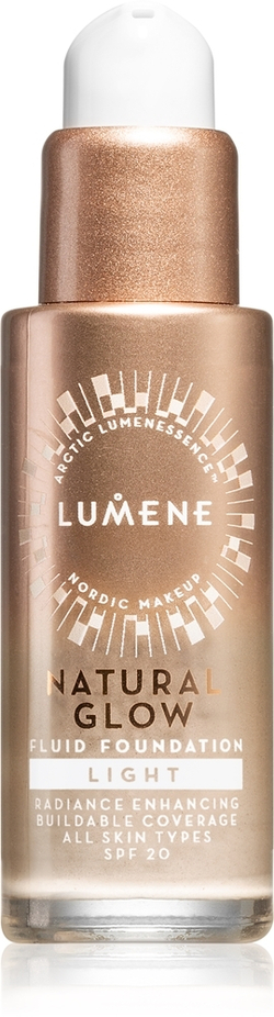 Lumene Natural Glow - Осветляющий тональный крем для естественного вида SPF 20, 30 ml