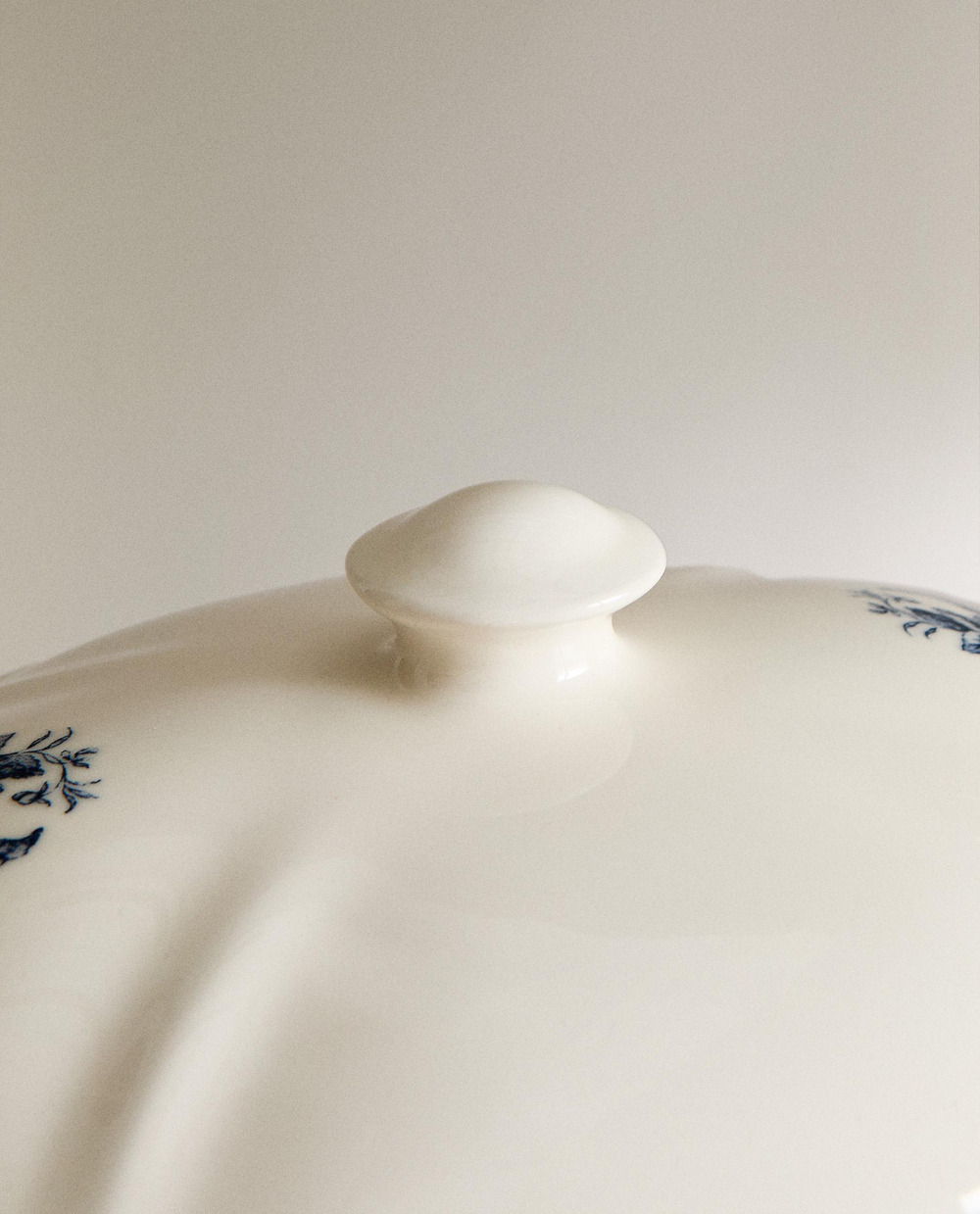Zara Home блюдо сервировочное из фаянса, цвет синий, 35.5 см
