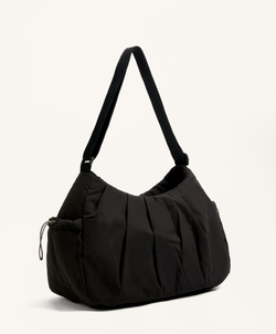 OYSHO Сумка-шоппер с боковыми карманами, черный