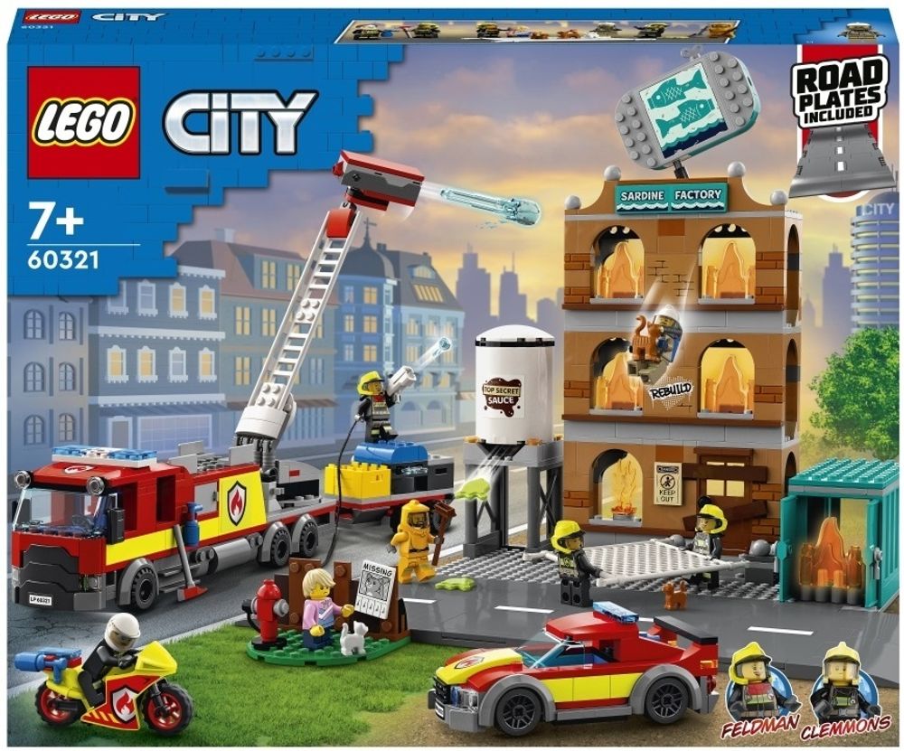 Конструктор LEGO City Fire 60321 Пожарная команда