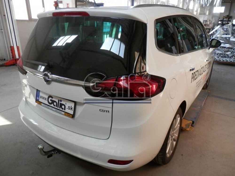 Фаркоп оцинкованный Galia O062C для Opel Zafira Tourer C 2012-(паспорт и сертификат в комплекте)(без электрики)