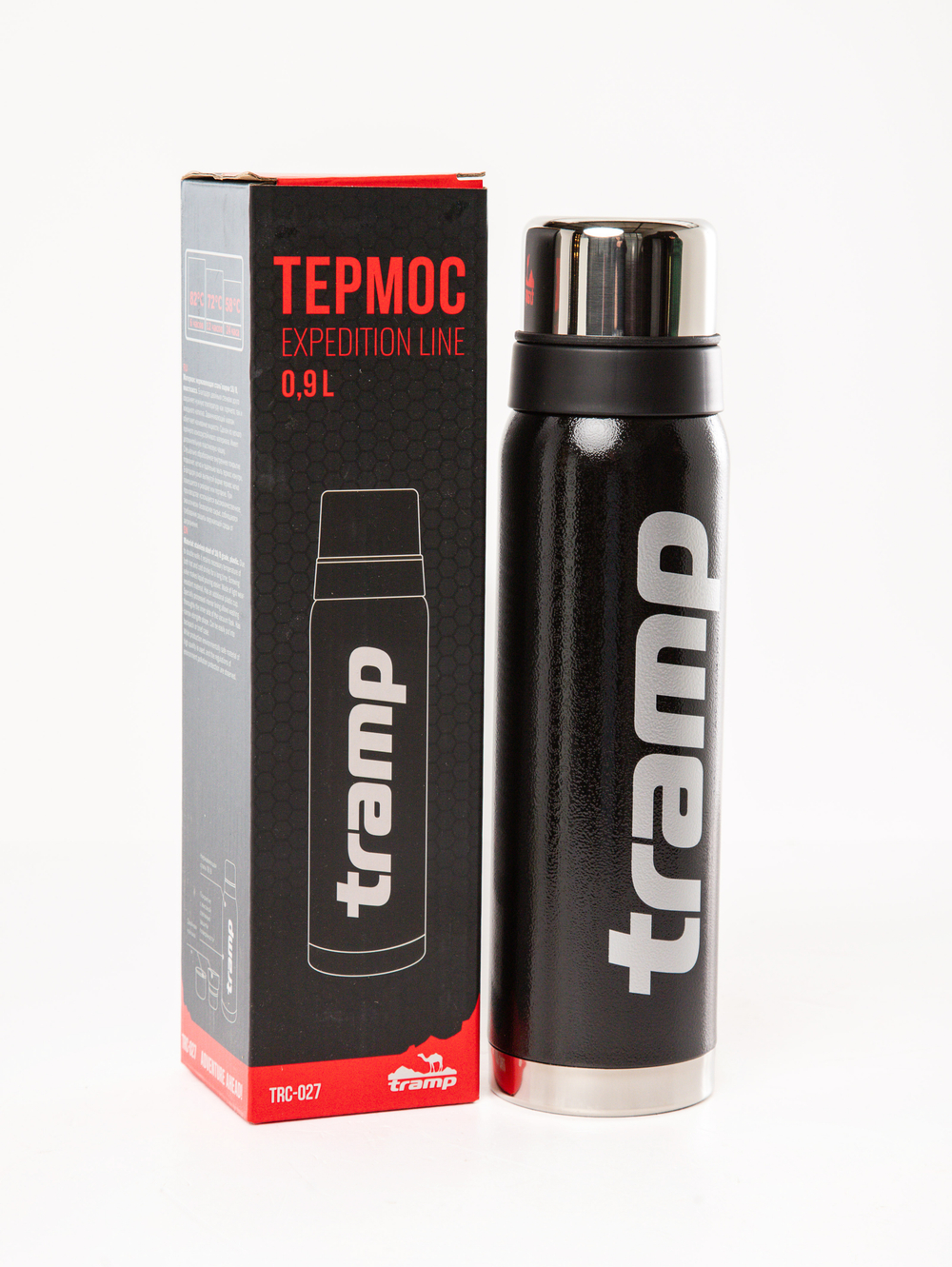 Термос 0,9 л TRC-027 TRAMP(черный)