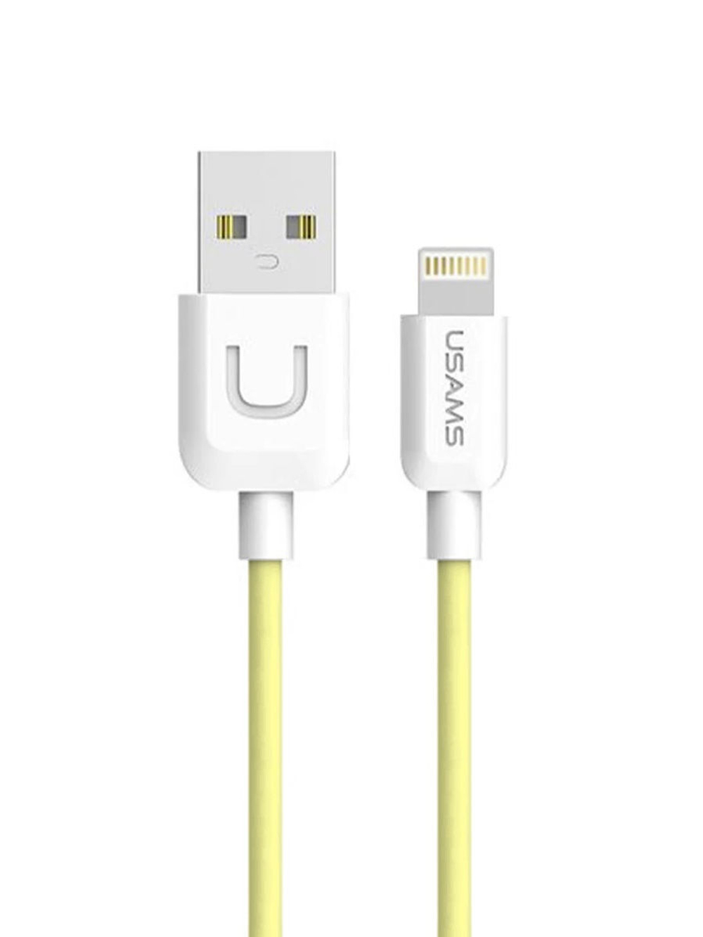USB cable Lightning iOS 8 (usams) yellow