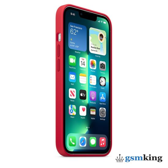 Apple Silicone Case with MagSafe iPhone 13 Pro Max (PRODUCT)RED Красный MM2V3ZE/A