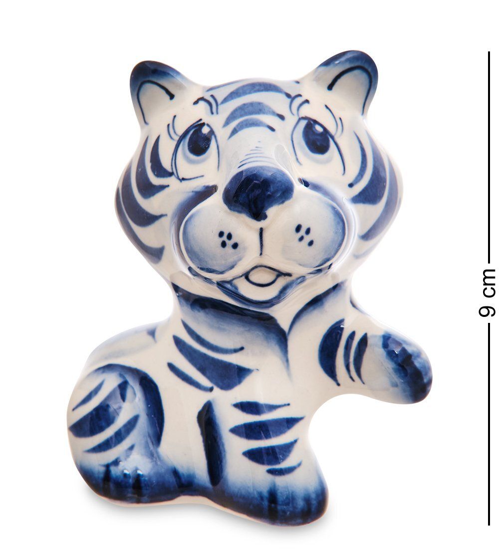 ГЛ- 680 Фигурка «Тигр» (Гжельский фарфор