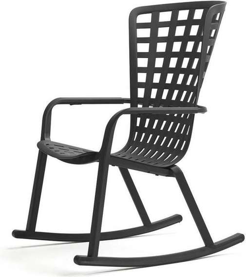 Кресло-качалка Folio черное