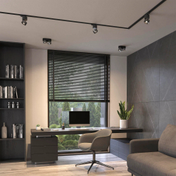 Светильник SP-PLURIO-TRACK-4TR-R77-9W Day4000 (BK-NI, 36 deg, 230V) (Arlight, IP20 Металл, 3 года) 038110