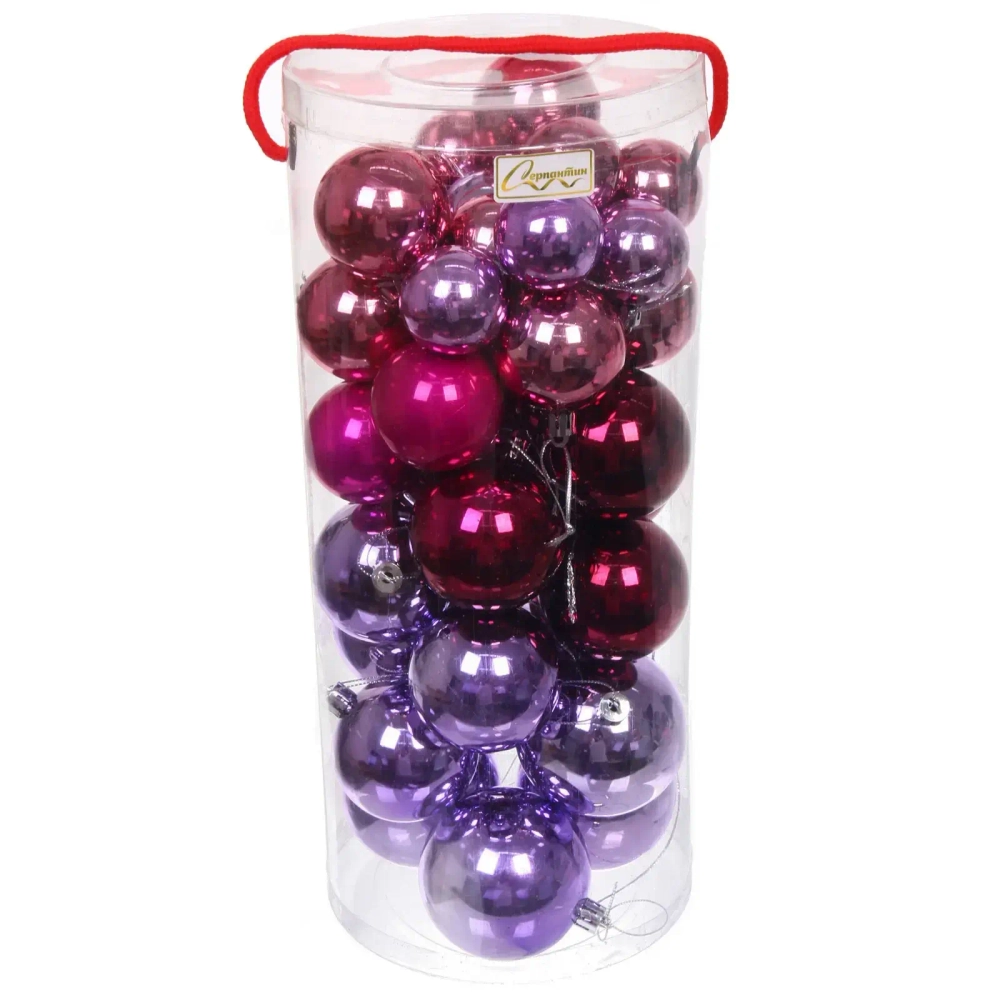 Набор шаров «Fantasy» 40 предметов, Лаванда/фуксия/розовое золото