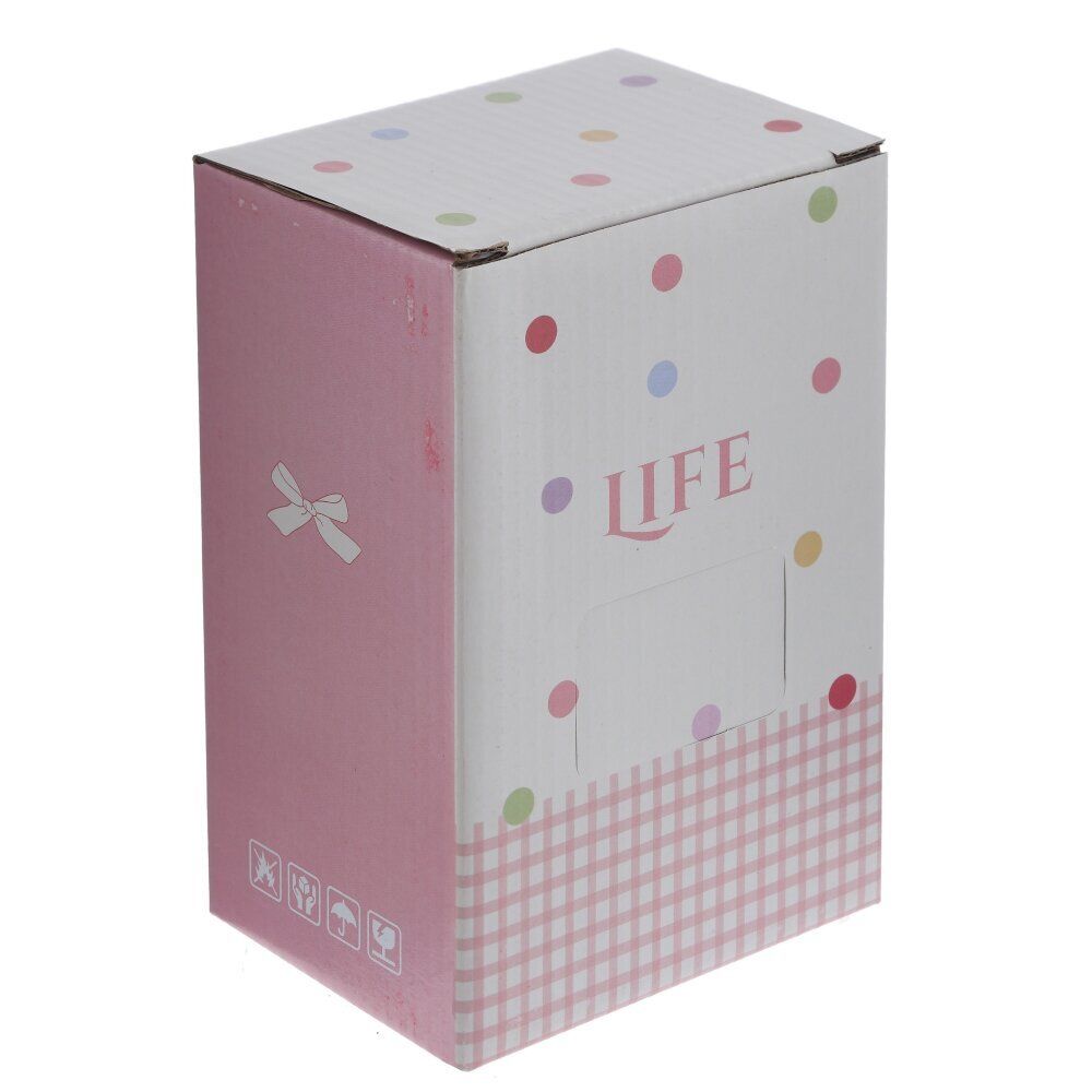 GAEM Кружка с крышкой и трубочкой, 350 мл, L9,5 W6 H18 см, 4в.