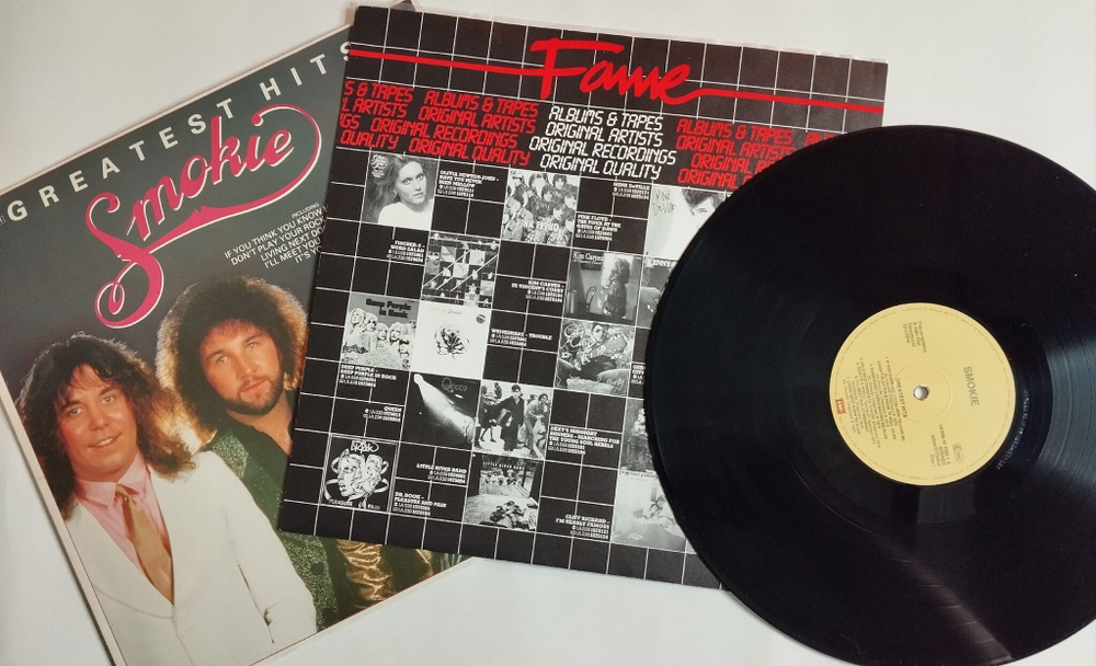 Винтажная виниловая пластинка LP Smokie Greatest Hits (Germany 1984)