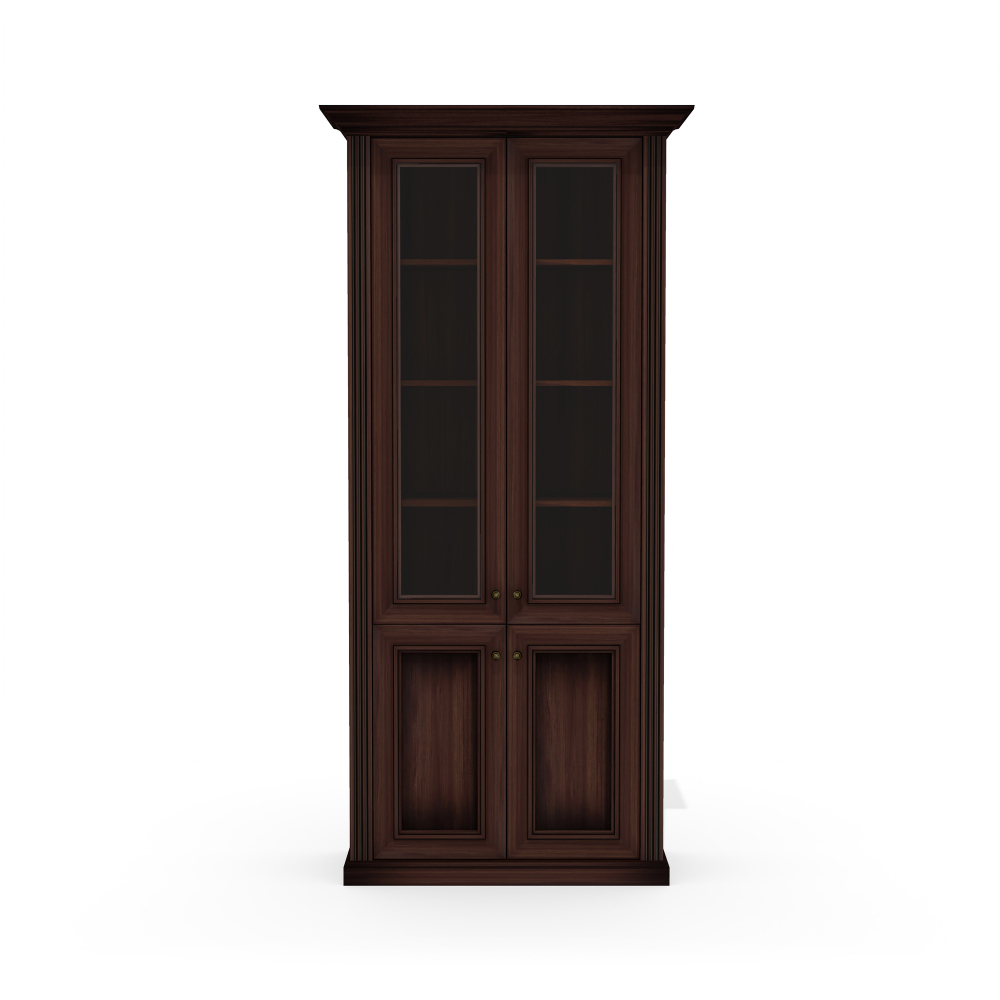 Шкаф для документов со стеклом Dan-57 ДАНТЕ(DANTE)