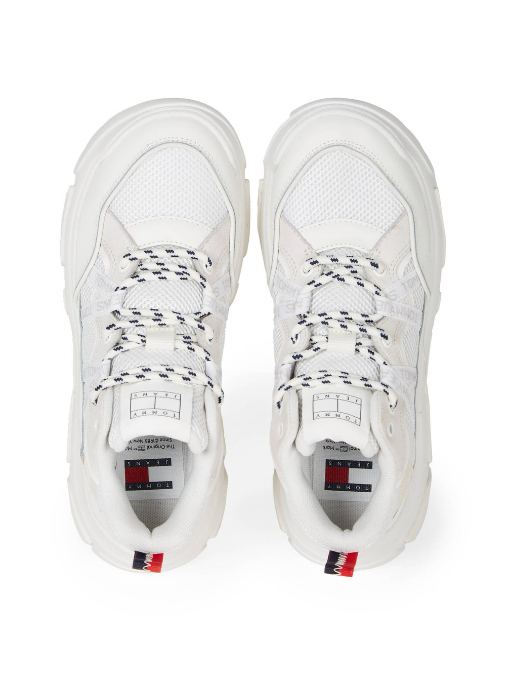 Кожаные кроссовки Tommy Jeans - белый(EN0EN02619)