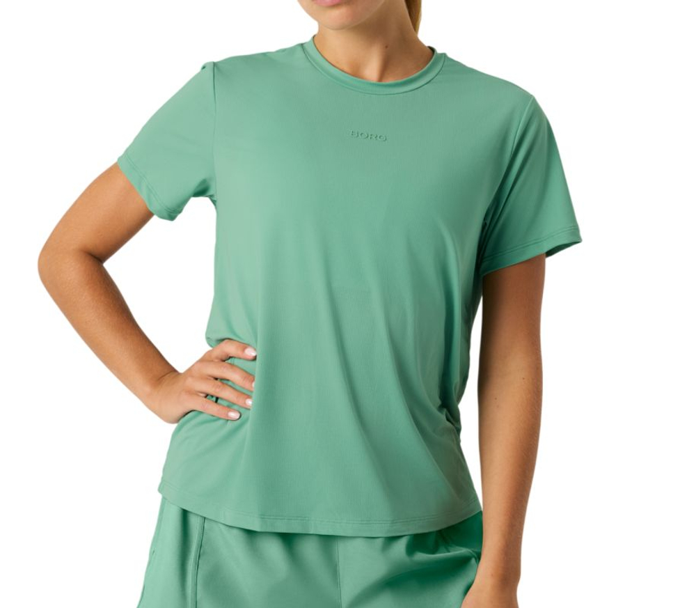 Женская теннисная футболка Björn Borg Sports - malachite green