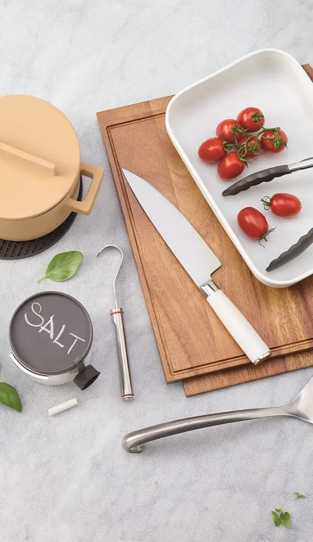 Sambonet S-Нож кухонный 20см белый