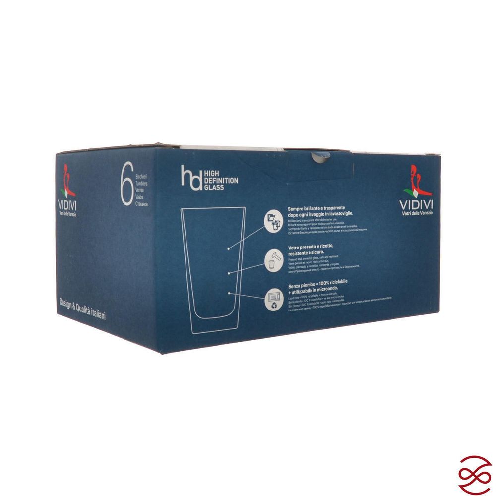 Набор стаканов Vidivi Concerto 410 мл 14*8,4 см (6 шт)