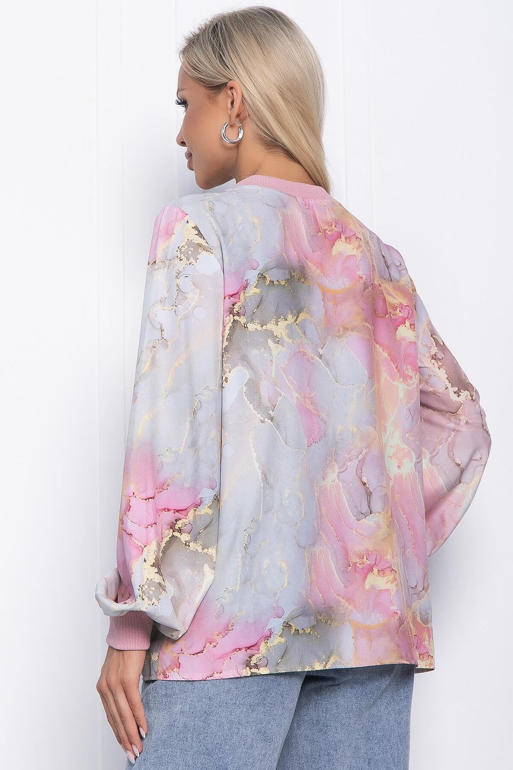 Блуза Шафран (розовая) Б10795 LT Collection