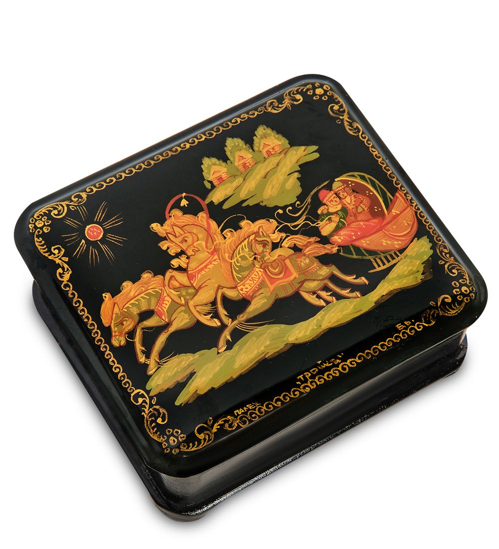 Народные промыслы ШК-16/17-B Шкатулка «Тройка»